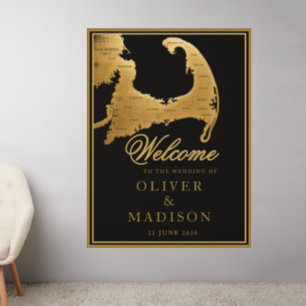 Cape Cod Destination Wedding Welcome Wall Decal