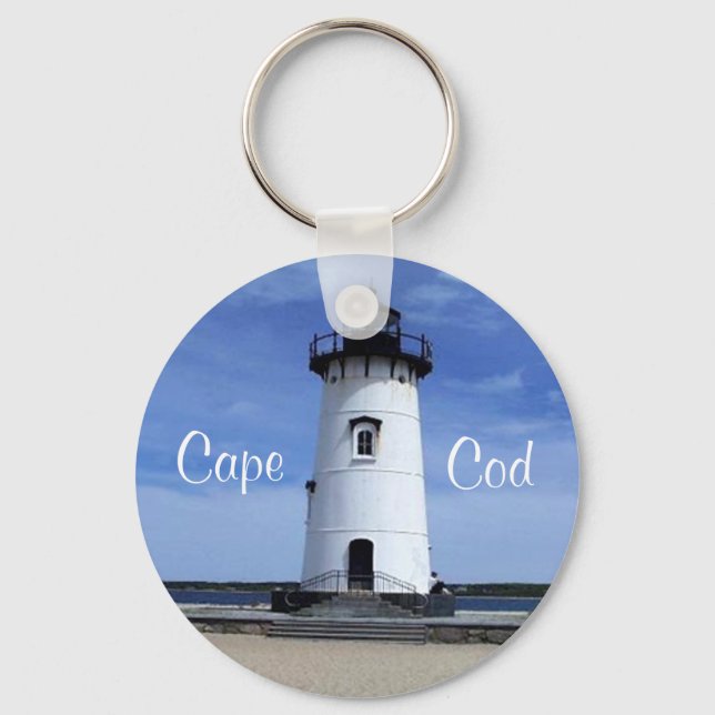 Cape Cod Edgartown Lighthouse Key Chain (Front)