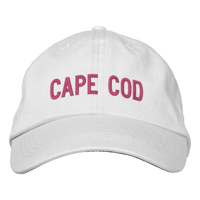 CAPE COD EMBROIDERED BASEBALL CAP (Front)