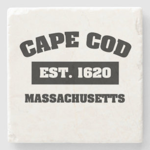 Cape Cod Est. 1620 Stone Coaster