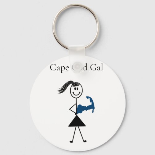 Cape Cod Gal Tote Bag Keychain