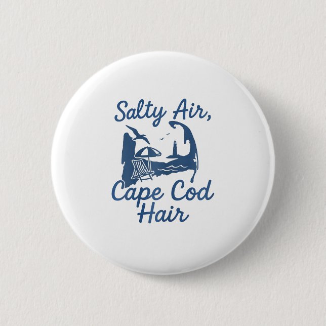 Cape Cod Hair  Button (Front)