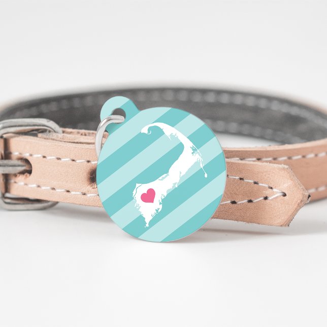 Cape Cod Heart Pet ID Tag (Creator Uploaded)