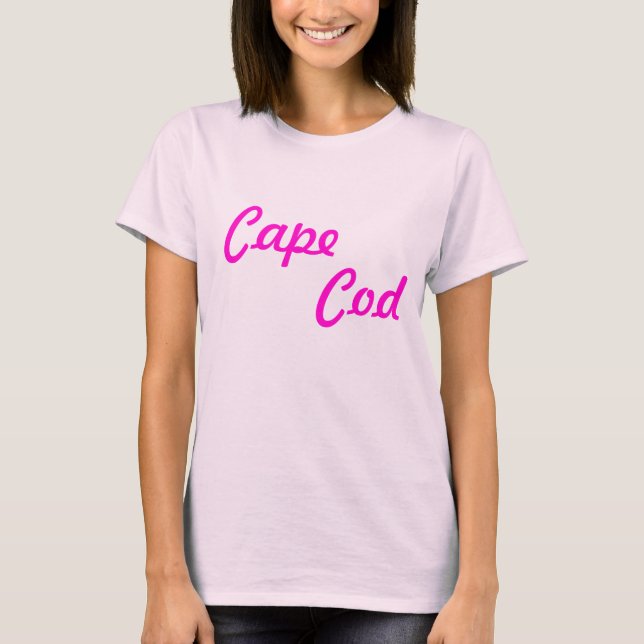 Cape Cod Ladies Baby Doll Fitted Tee Shirt (Front)