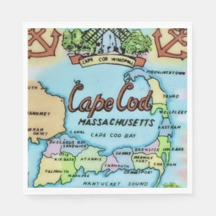 Cape Cod Landmark Paper Napkins