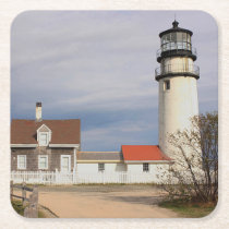 Cape Cod Light Square Paper Coaster Cape Cod Light Square Paper Coaster