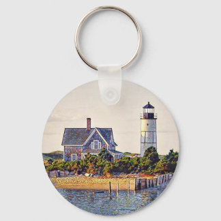 Cape Cod Lighthouse Gift Keychain