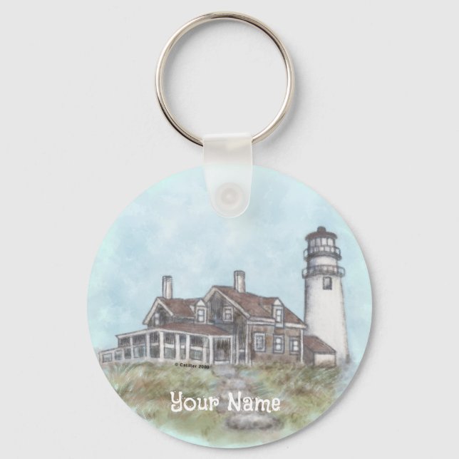 Cape Cod Lighthouse  Keychain (Front)