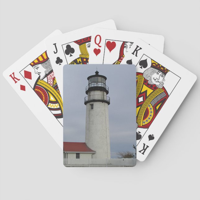 Cape Cod lighthouse Poker Cards (Back)