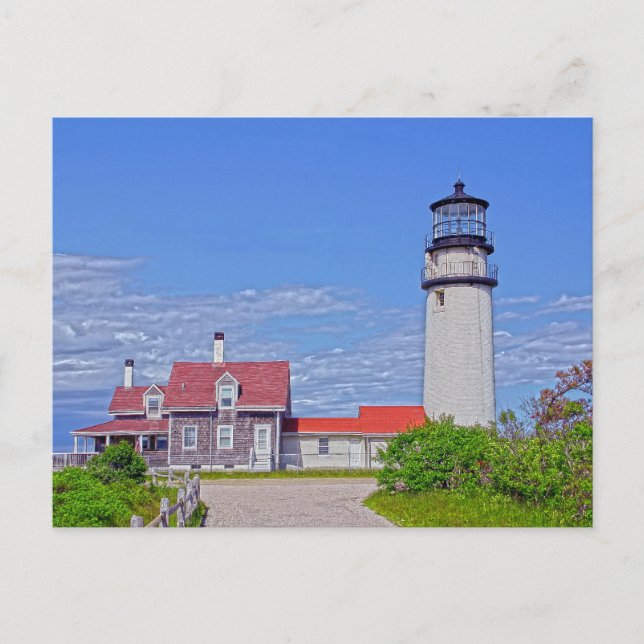 Cape Cod Lighthouse Postcard (Front)