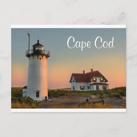 Cape Cod Lighthouse Provincetown Ma Post Card