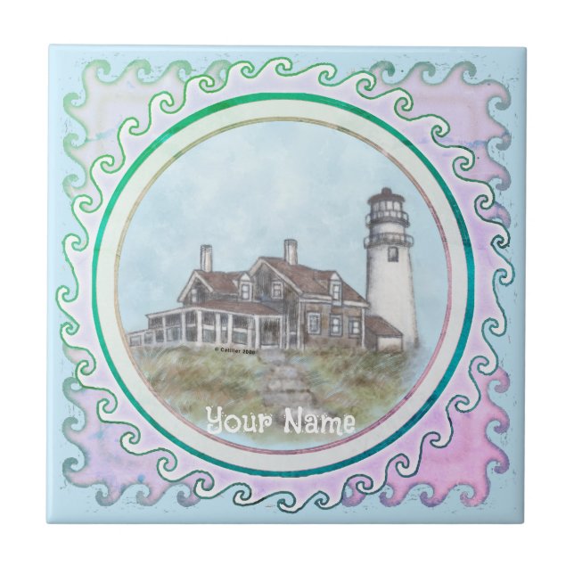 Cape Cod Lighthouse tile  (Front)
