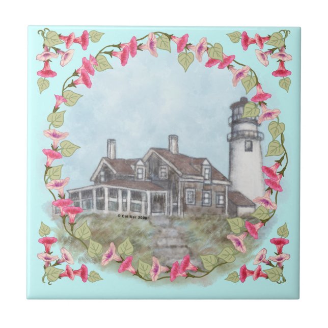 Cape Cod Lighthouse Tile (Front)