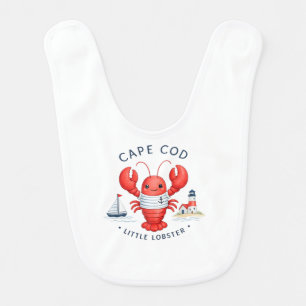 Cape Cod Little Lobster Baby Bib Cute New Englan