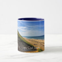 Cape Cod Living Mug - Truro Beach Scene