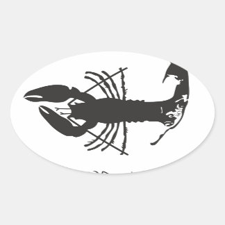 CAPE COD LOBSTER OVAL STICKER