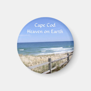 Cape Cod MA Beach Heaven On Earth Fridge Magnet