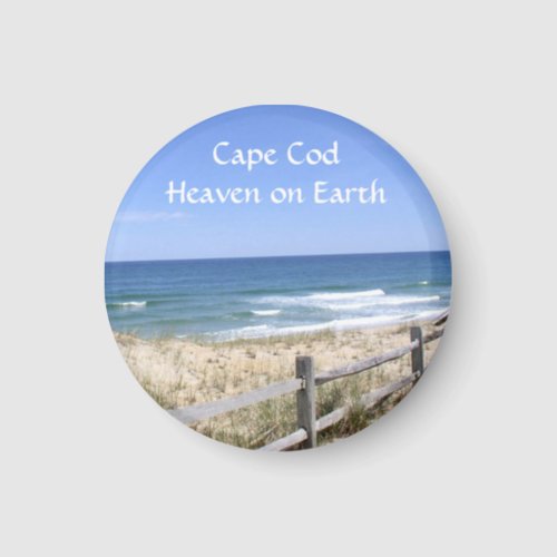 Cape Cod MA  Beach Heaven On Earth Fridge Magnet