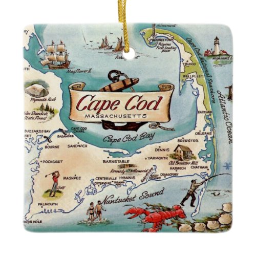 Cape Cod MA Ornament