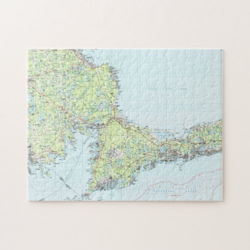 Cape Cod Map 1986 Jigsaw Puzzle