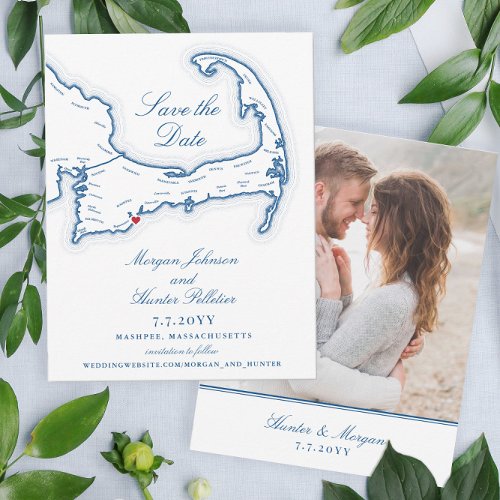 Cape Cod Map Elegant Destination Wedding Save The Date