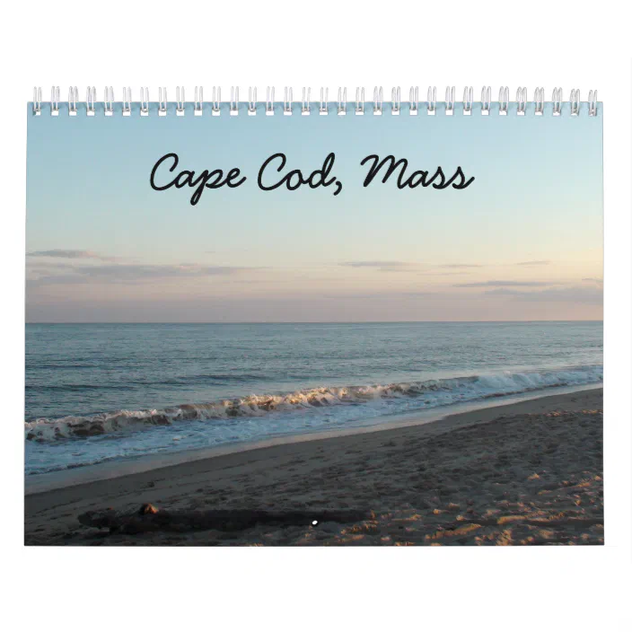 Cape Cod Calendar Of Events 2022 Cape Cod, Mass Calendar | Zazzle.com