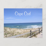 Cape Cod Mass Dunes Beach Ocean Post Card at Zazzle