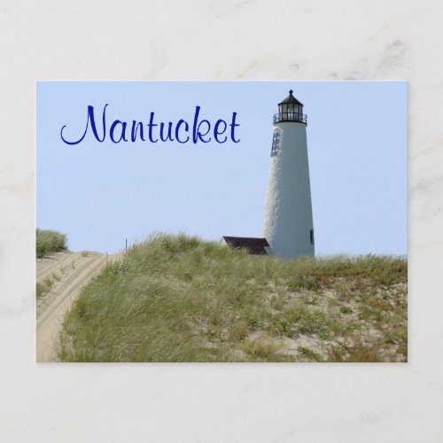 Cape Cod Mass Nantucket  Lighthouse Post Card