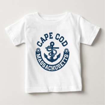 Cape Cod Massachusetts Baby T-shirt by mcgags at Zazzle