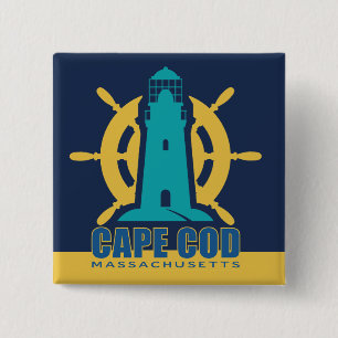 Cape Cod Massachusetts Button
