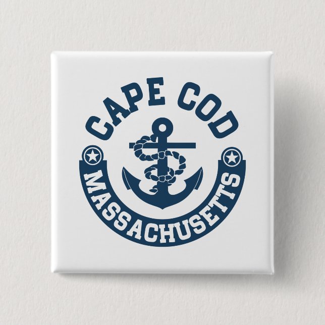 Cape Cod Massachusetts Button (Front)