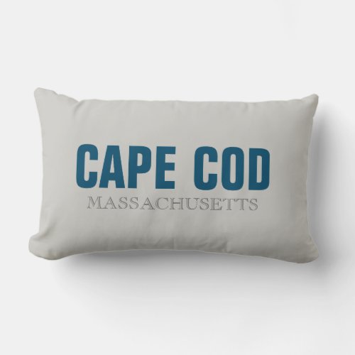 Cape Cod Massachusetts City Throw Pillow