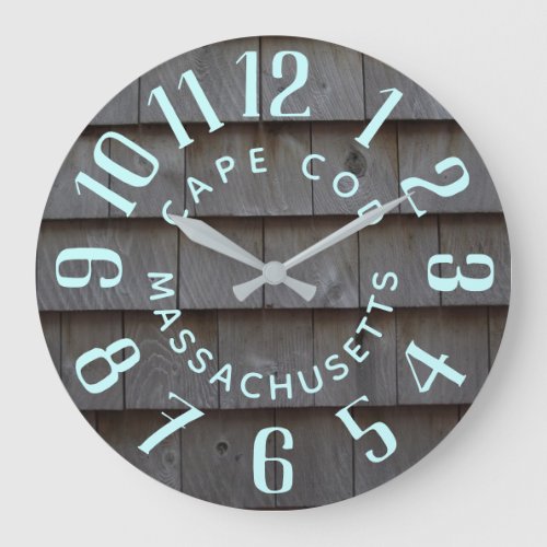 Cape Cod Massachusetts Custom Large Clock