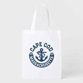 Cape Cod Massachusetts Grocery Bag by mcgags at Zazzle