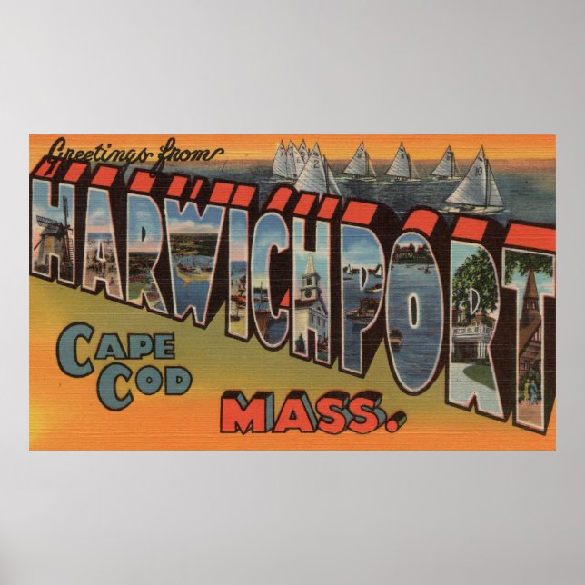 Cape Cod, Massachusetts (Harwichport) Poster (Front)