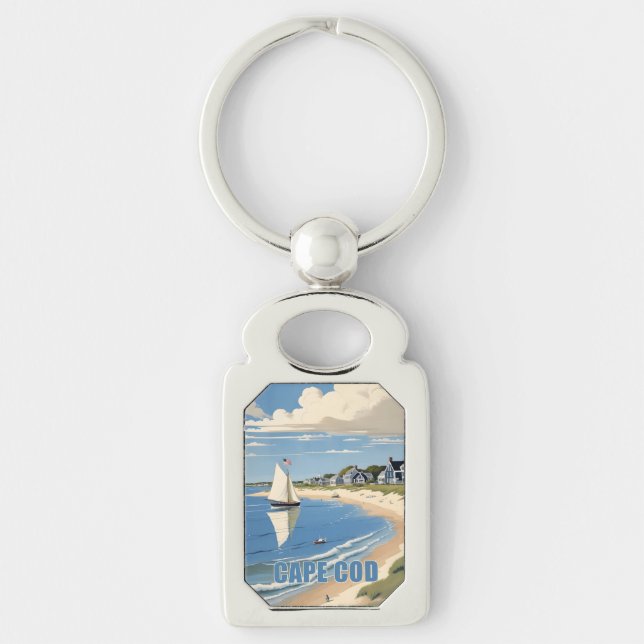 Cape Cod Massachusetts Keychain (Front)