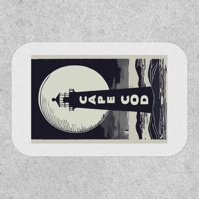 Cape Cod Massachusetts Lighthouse Moon Patch (Front)