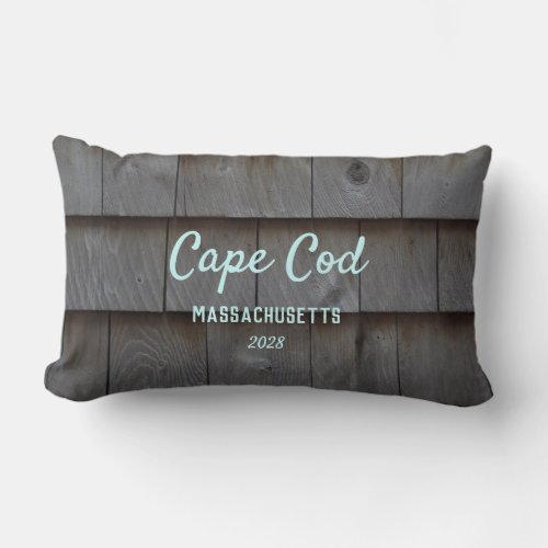 Cape Cod Massachusetts Lumbar Pillow