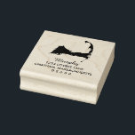 Cape Cod Massachusetts Map Wedding Rubber Stamp<br><div class="desc">Map of Cape Cod area of Massachusetts to match your wedding invitations found in my Zazzle shop. Perfect for your wedding return address or if you have a summer home. If you wanted anything changed to the design just email paula@labellarue.com before your customize or place and order and I'll create...</div>