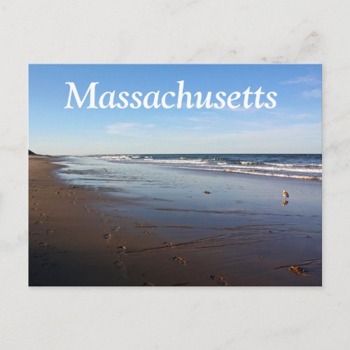 Cape Cod Massachusetts Nauset Beach Postcard