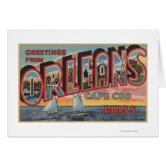 Cape Cod, Massachusetts (Orleans) Cards (Front Horizontal)