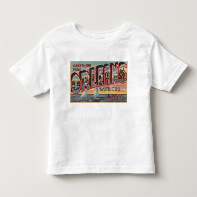 Cape Cod, Massachusetts (Orleans) Toddler T-shirt (Front)