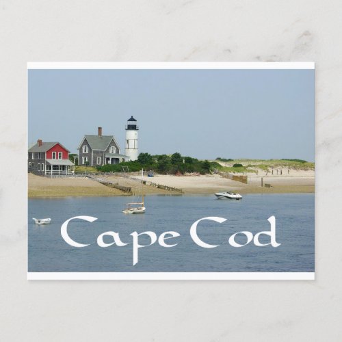 Cape Cod Massachusetts _ Sandy Neck Lighthouse Postcard