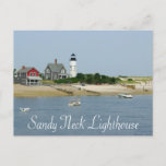 Cape Cod, Massachusetts - Sandy Neck Lighthouse Postcard at Zazzle