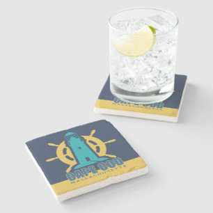 Cape Cod Massachusetts Stone Coaster
