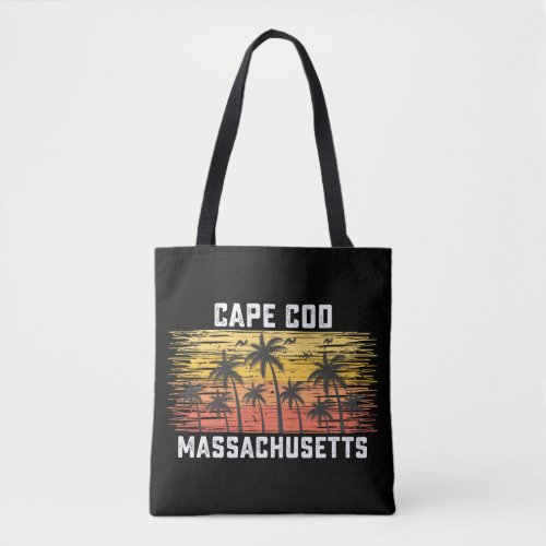 Cape Cod Massachusetts Summer Retro VIntage Tote Bag