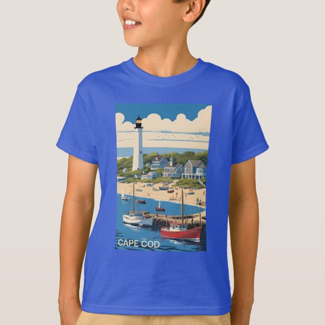 Cape Cod Massachusetts T-Shirt (Front)