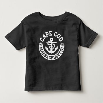 Cape Cod Massachusetts Toddler T-shirt by mcgags at Zazzle