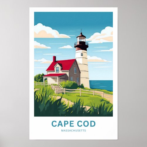 Cape Cod Massachusetts Travel Print