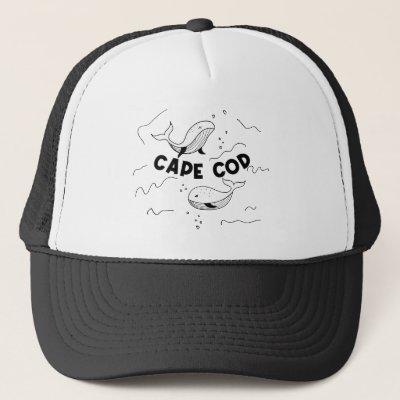 Cape Cod Massachusetts Whales Trucker Hat